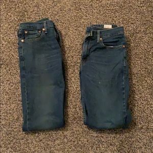 2 pairs of Levi Strauss Jeans Men’s